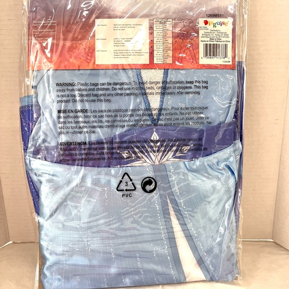 Disney Girls Frozen II Deluxe Elsa Costume NWT - Picture 4 of 5